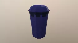 3D Trash Can | Pixelart