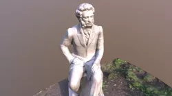 A statue of Alexander Pushkin