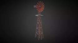 Animated Farm Windmill / Windpump