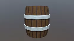 Barrel - Hand Painted