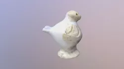 Bird-shaped whistle from 15th c.