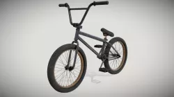 BLACK BMX BIKE (ANIMATED)