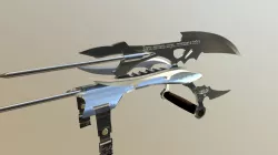 Bladed Gauntlet with a clean texture modified