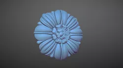 Carved rosette
