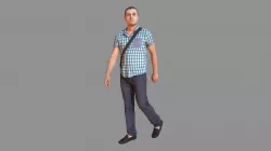 City Man with Bag