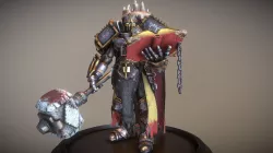 Dark Castle Warrior Game Character