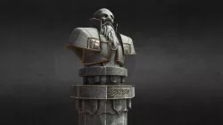 Dwarven hero Statue