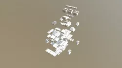 Exploded View - Lego Car Toy