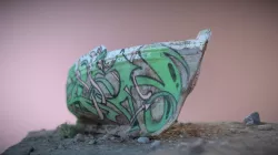 Graffiti Boat at Falasarna Beach Crete