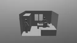 Greybox Test Bedroom