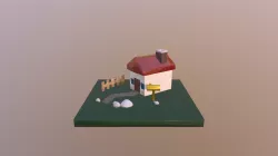 Little house diorama