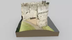 London Roman Wall Bastion Tower Barbican