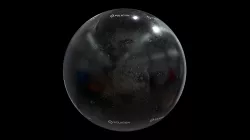 Metal Painted Black Worn 001