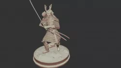 o yoroi samurai 3d model