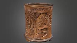 Pi-tong "Sept sages dans la forêt de bambou"