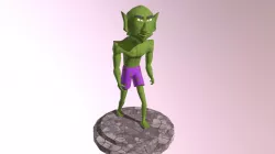 Skinny Monster Statue