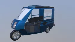 Solar-Powered Rickshaw Prototype