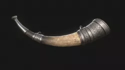 Viking War Horn - Worn/Brown