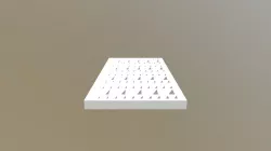 3Dmiling mold triangular shape