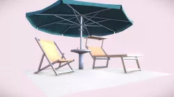 Beach Scene