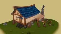 Game Art - Blacksmith's House