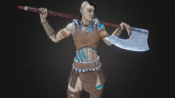 Half-Orc Barbarian