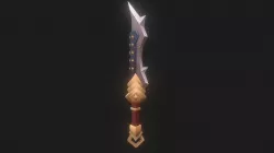 Handpainted Low Poly Sword