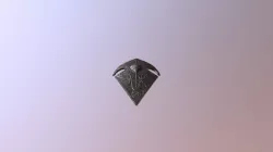 High Elven Shield Low Poly
