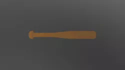 Low Poly Baseball Bat