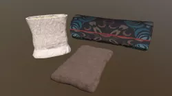 Medieval potato sacks | 3D