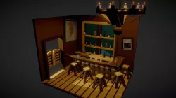 Saloon Dioram - Pepe Elipe