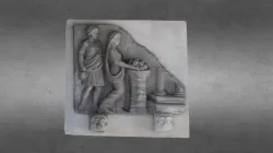 Scena di offerta votiva Villa Graziella Govone