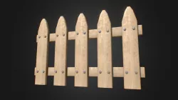 Simple Wood Fence