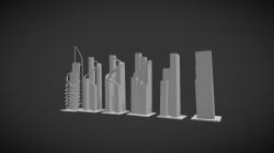 scifi buildings series 1 super skyscraper 12 3D Models | Page 1 | STLFinder