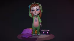 Sleepy Child - A Hat in Time Fan Art