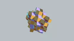 Space-Filling Array in √φ Field