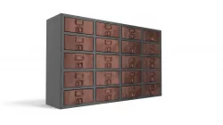 Stow Sideboard, Copper and Grey