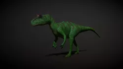 Stylized Allosaurus