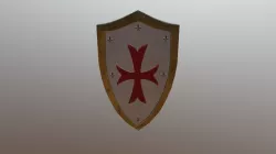 Templar medieval shield