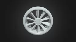 Tesla Turbine Wheel