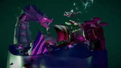 Vapor-wave Thor and the Luminant serpent