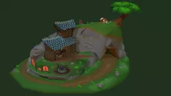 Viking Hunter's house in the hills
