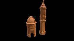 WIP "brick" Portal 28mm wargames