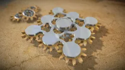 9 GEAR Hand Spinner Fidget Toy