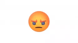Animated Facebook Angry Reaction Button