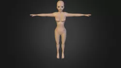 Anime Female Body Base v01