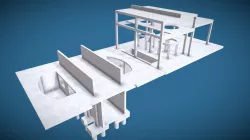 BASE PARA SECADOR DE GRÃOS E FORNALHA