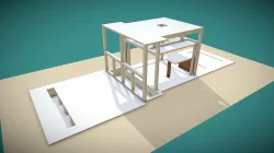 BASE PARA SECADOR DE GRÃOS E FORNALHA