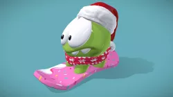 ChristmasNom first time on snowboard