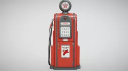Gas Pump - Texaco 60s (Clean)